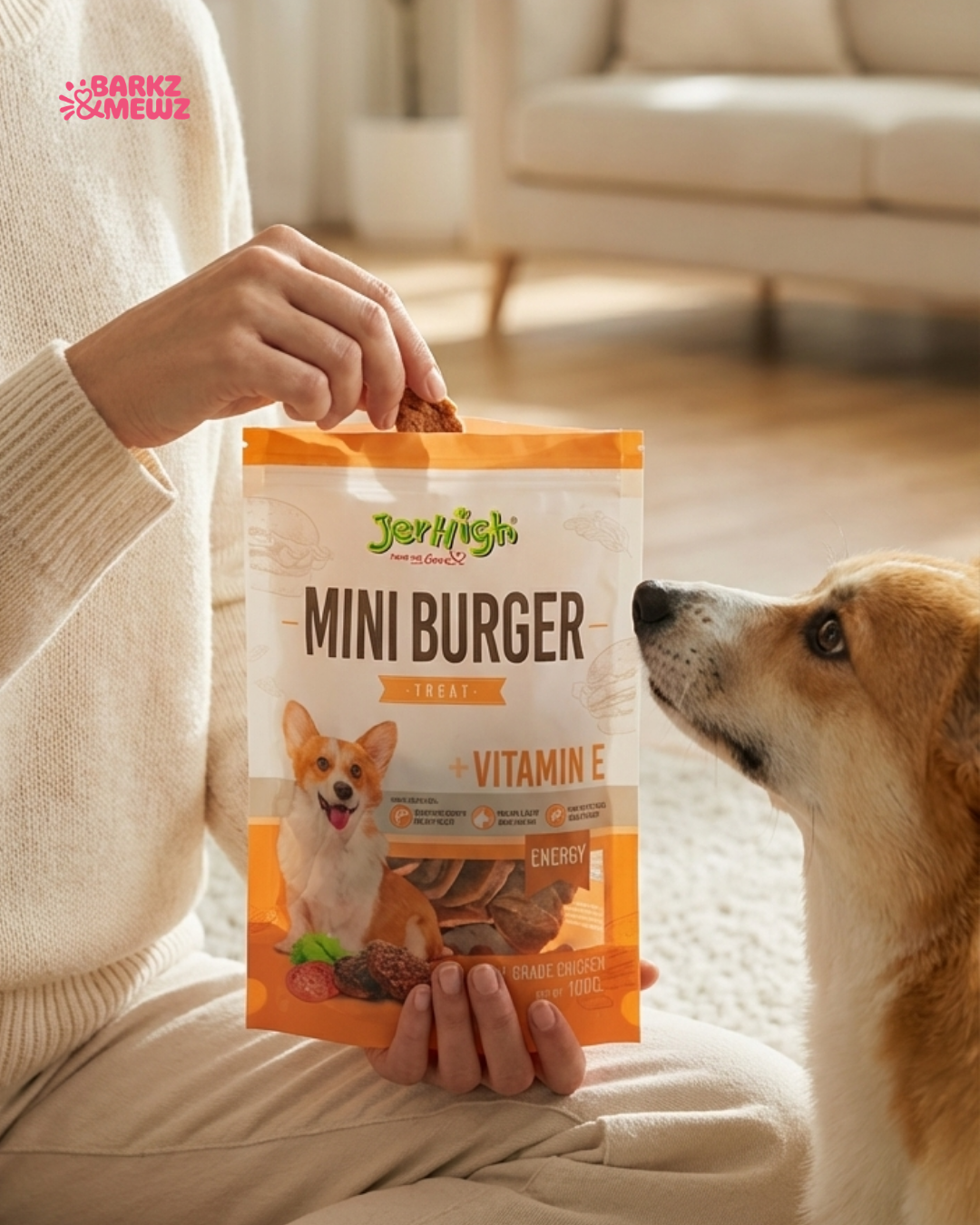Jerhigh 100g (Pack of 2) Mini Burger view 3