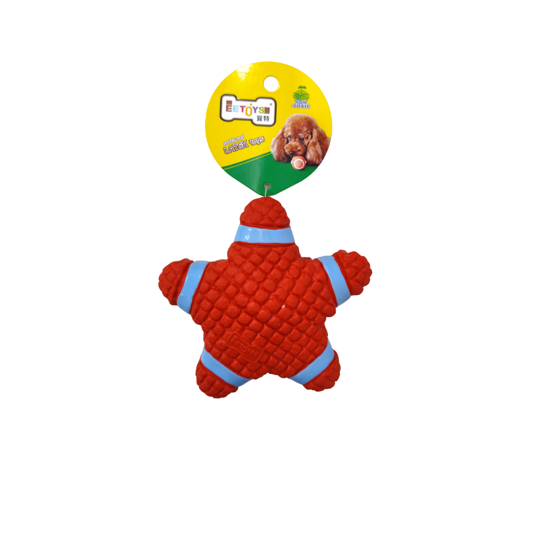 Pet Toy - Latex Star Squeaky view 2