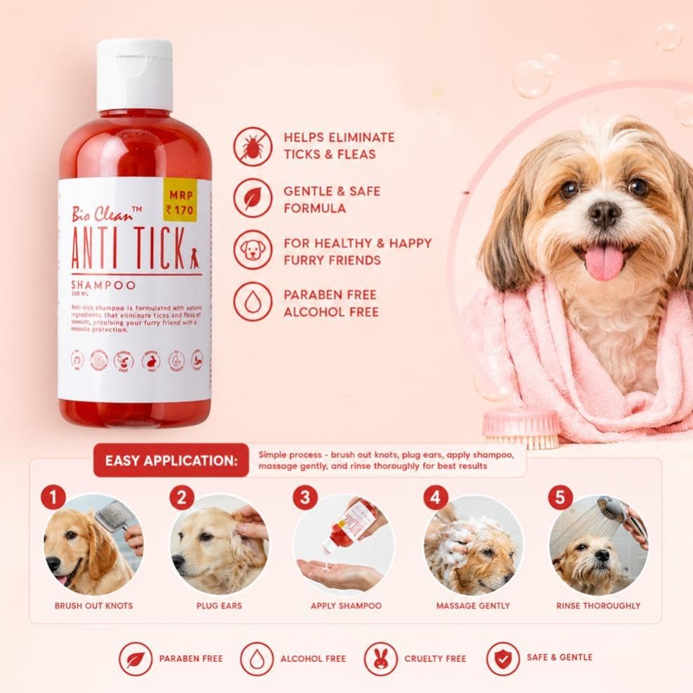 Bio Clean Anti Tick 200ml (Pack of 2) view 5
