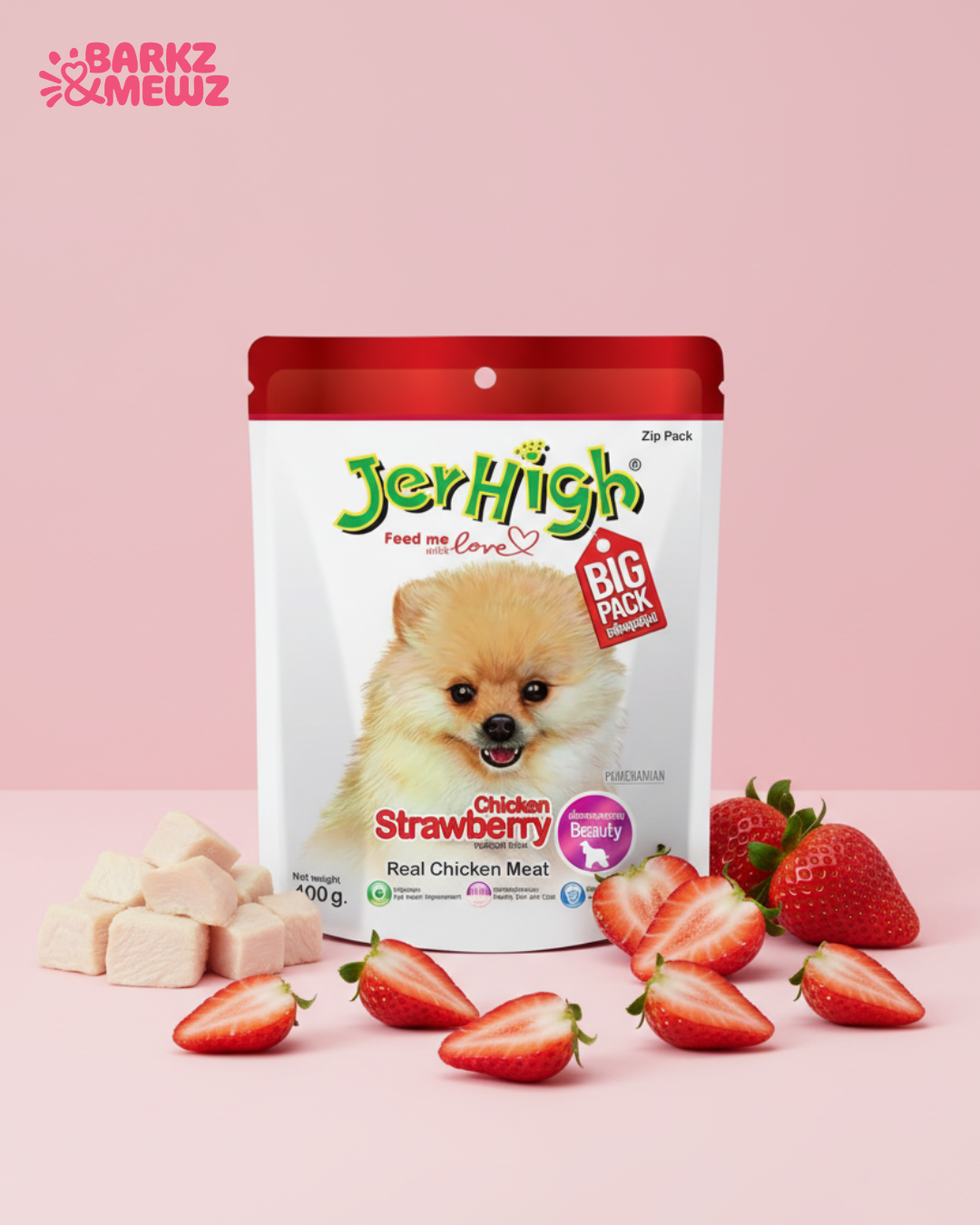 Jerhigh 400g Strawberry