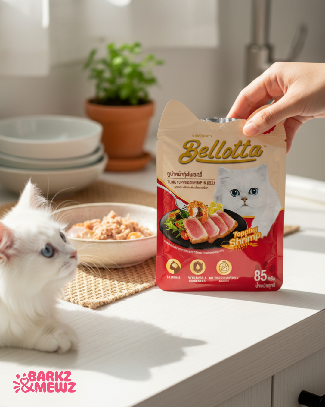 Bellotta 85g Shrimp in Jelly view 6