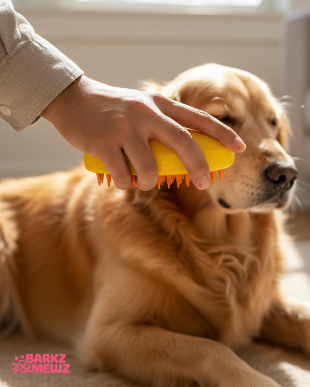 Spray Massage Brush-Mango Shape view 4