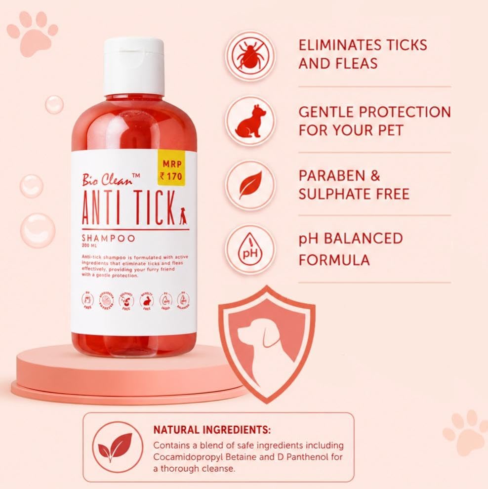Bio Clean Anti Tick 200ml (Pack of 1) view 4