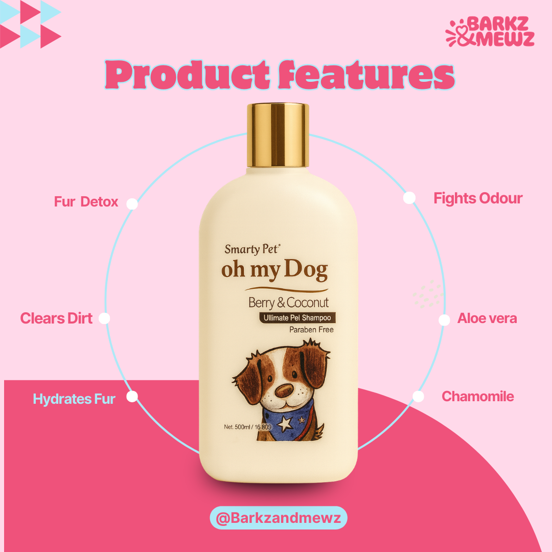 Oh My Dog Pet Shampoo 500ml, Berry & Coconut view 5