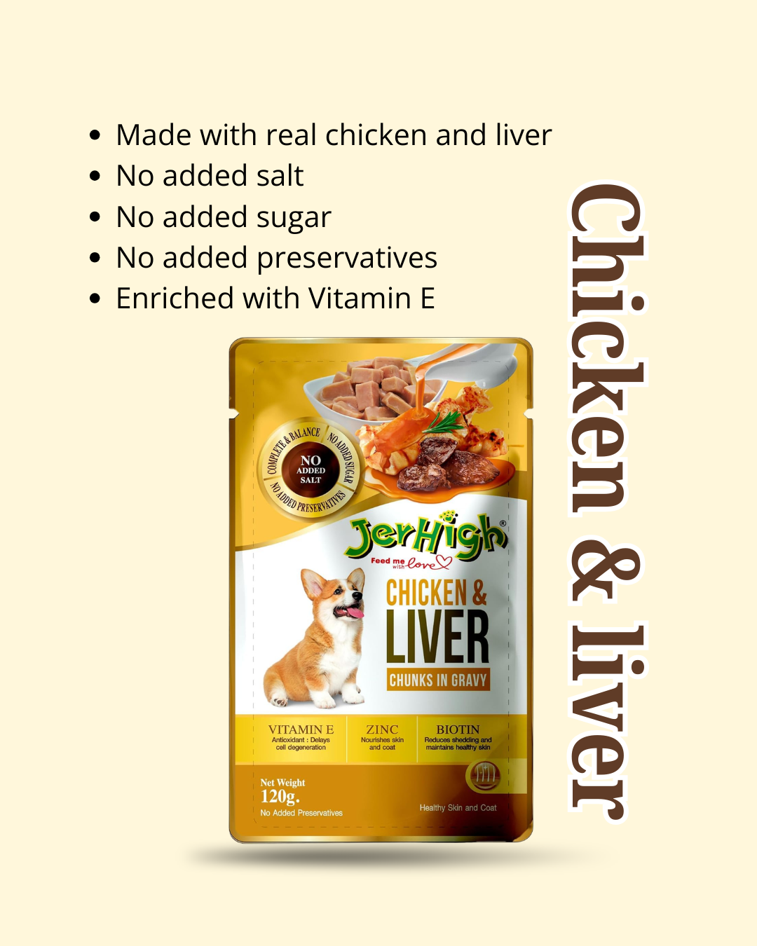 Jerhigh Gravy 120g Chicken & Liver view 2