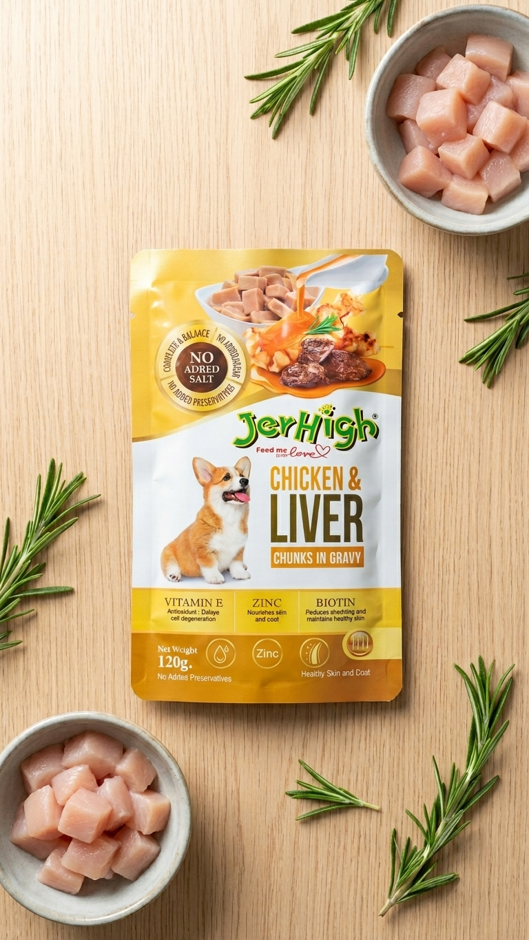 Jerhigh Gravy 120g Chicken & Liver