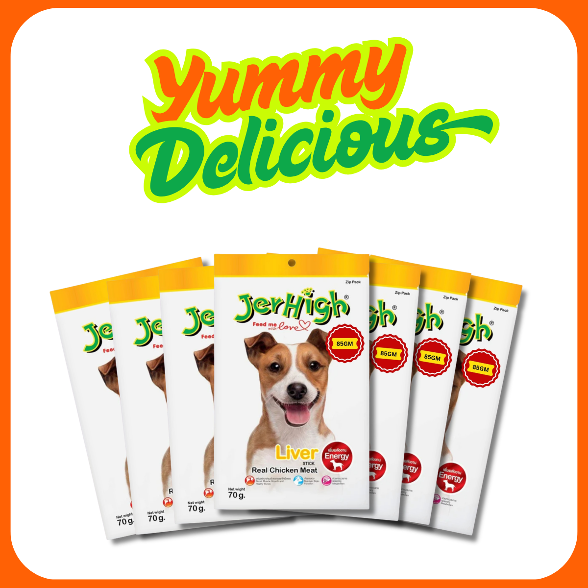 Jerhigh 70g Liver (Pack of 4)