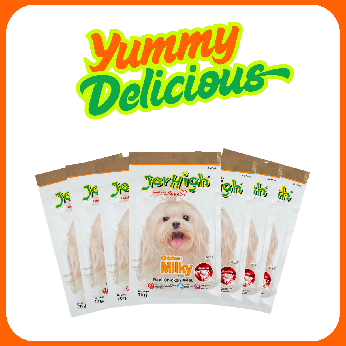 Jerhigh 70g Milky (Pack of 4) view 3