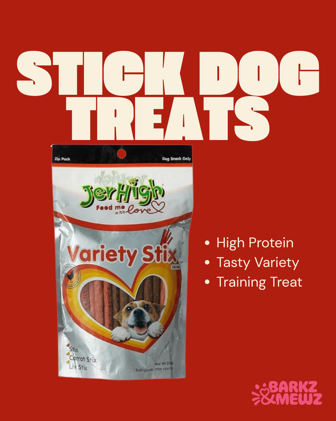 Jerhigh Variety Stix 200g