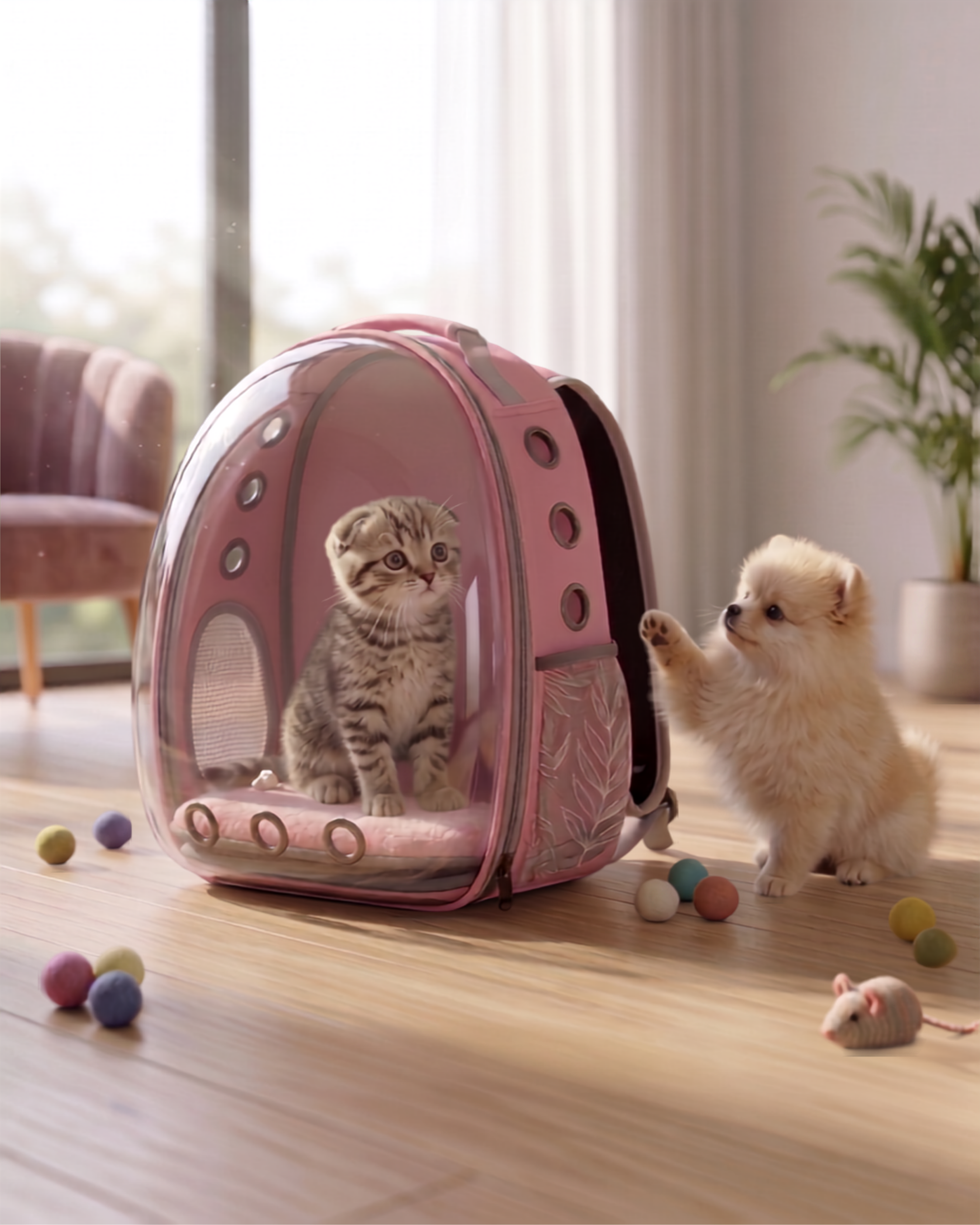 CosmoView Transparent  Pet Carrier Backpack view 2