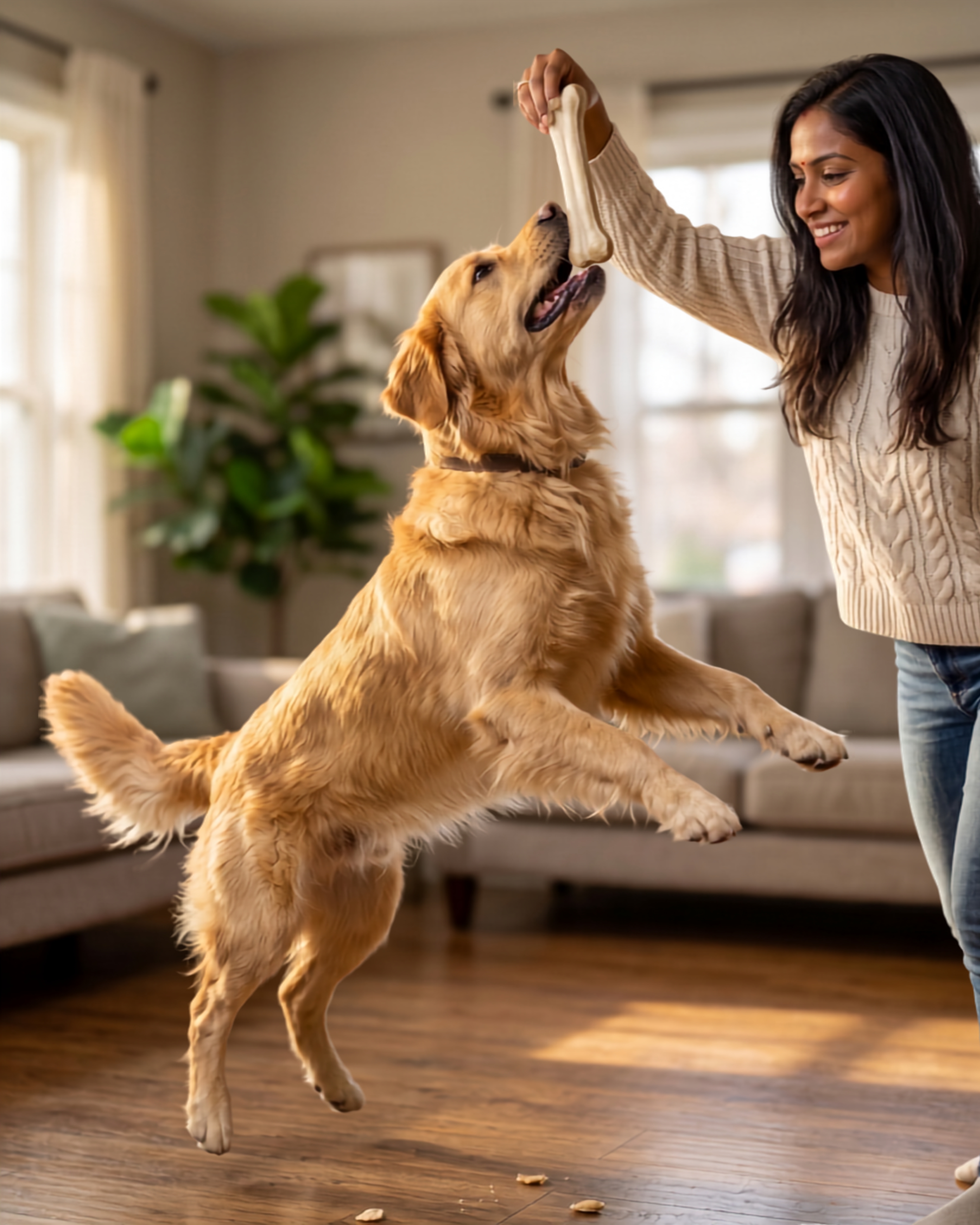 Premium Dog Chew Bone – 10 Inch (Pack of 2) view 4