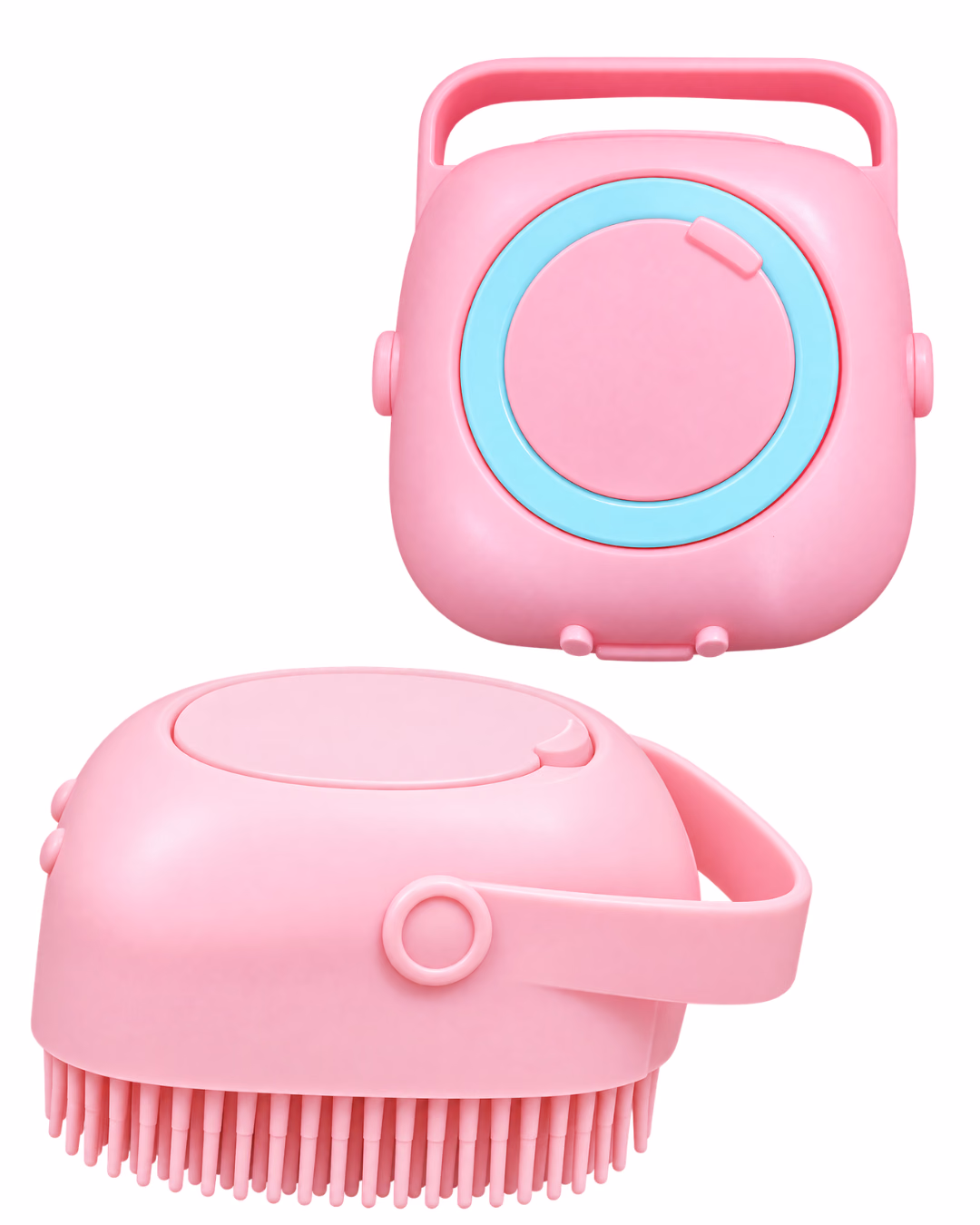 2-in-1 Silicone Pet Bath Brush & Shampoo Dispenser